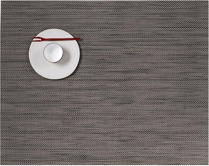 Chilewich Mini Basketweave Placemats, Woven Rectangle Placemats Set of 4 | Easy by Chilewich