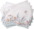 Maison d' Hermine Placemats Set of 4 Reusable 100% Cotton | Cloth Place Mats by MaisondHermine