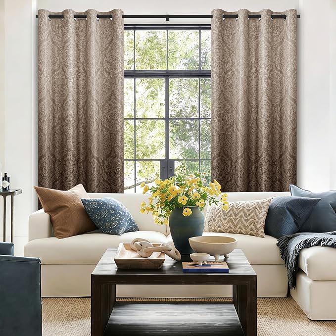 DWCN 100% Blackout Curtains for Bedroom 90 Inch Long - Image 5