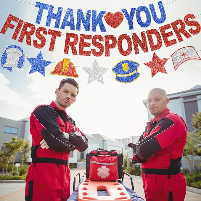 Thank You First Responders Banner - Image 6