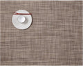 Chilewich Mini Basketweave Placemats, Woven Rectangle Placemats Set of 4 | Easy by Chilewich