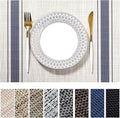 LEXMORE PlaceMats Set of 12 Vinyl/Plastic Woven Place Mats by lexmore