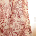 Designer Elegant Linen Printed Curtains, 2 Panels, kitchen Bedroom Living Room by Isaennehomedecoration