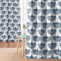 KGORGE Blackout Curtains Geometric Bird Pattern Farmhouse L 84" by KGORGE