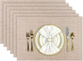 Aofmee Placemats, Placemats Set of 6, Heat Resistant Place Mats, Washable PVC by Aofmee