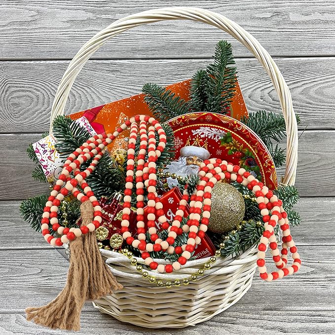 CVHOMEDECO. 16 Feet Wood Beads Garland - Image 4