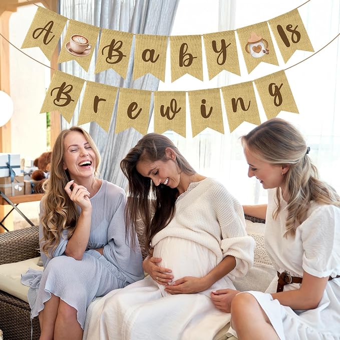 ANGOLIO Coffee Banner for Baby Shower Party - Image 5