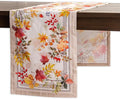 Maison d' Hermine Table Runner 100% Cotton Single Layer Table Runners 90 inches Long for Thanksgiving Christmas Decorations Home Kitchen Dining Party Wedding (Amarante, 14.5" x 90")