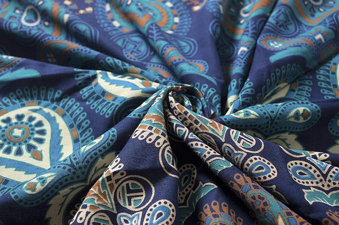 Bless International Beautiful Indian Bohemian Psychedelic Hippie Peacock - Image 6