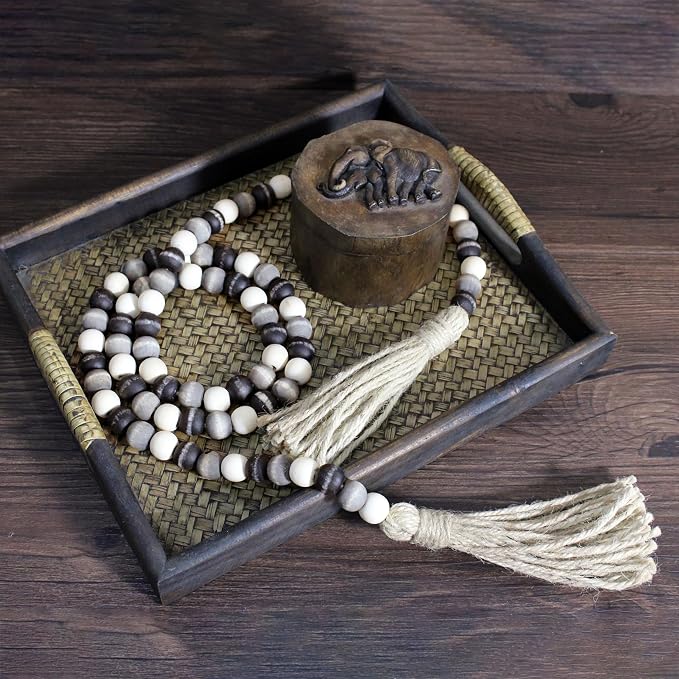 CVHOMEDECO. Wood Beads Garland - Image 7