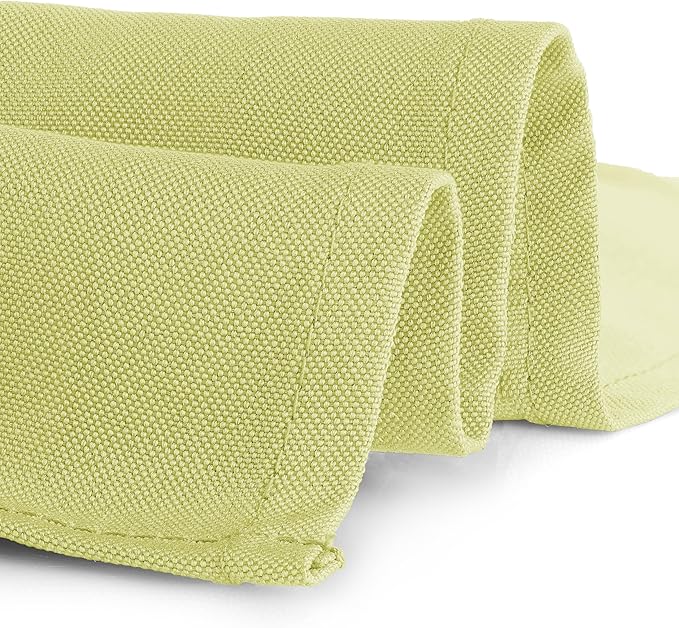 Gee Di Moda Square Tablecloth - 70 x 70 Inch Yellow Table Cloth for Medium Square or Round Tables - Heavy Duty Washable Fabric - for Buffet Table, Holiday Party, Dinner, Wedding & Baby Shower