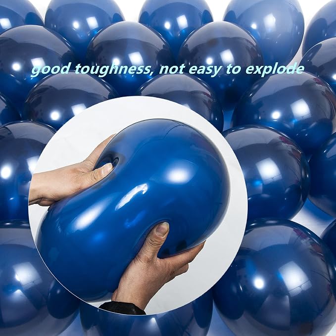 300 Pack Navy Blue Balloons 12 inch Royal Navy Latex Party Balloon Bulk - Image 4