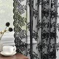 Kotile Gothic Black Lace Curtains by Kotile+Curtains