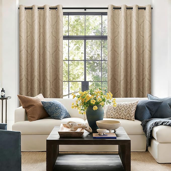 DWCN 100% Blackout Curtains for Bedroom 63 Inch Long - Image 5