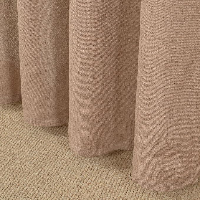 YoungsTex Extra Long Linen Curtains 102 Inch Length - Image 6
