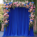 Royal Blue Backdrop Curtain for Parties Backdrop Drapes 10x8FT | Wrinkle Free by Wokceer