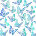 SAOROPEB 3D Butterfly Wall Decor 48 Pcs Laser Blue Butterfly Decorations | 4 by SAOROPEB