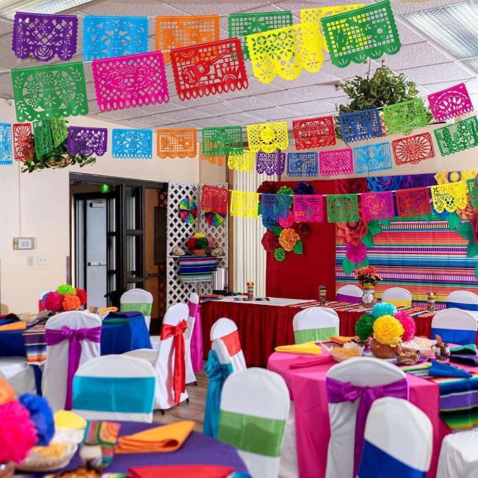 20 Pack Cinco De Mayo Banner, 360 FT Fiesta Banner Mexican Party Decorations - Image 4