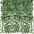 CEWOR 48 Pack 7 Feet Artificial Ivy Garlands, Fake Vines Greenery Hanging by CEWOR