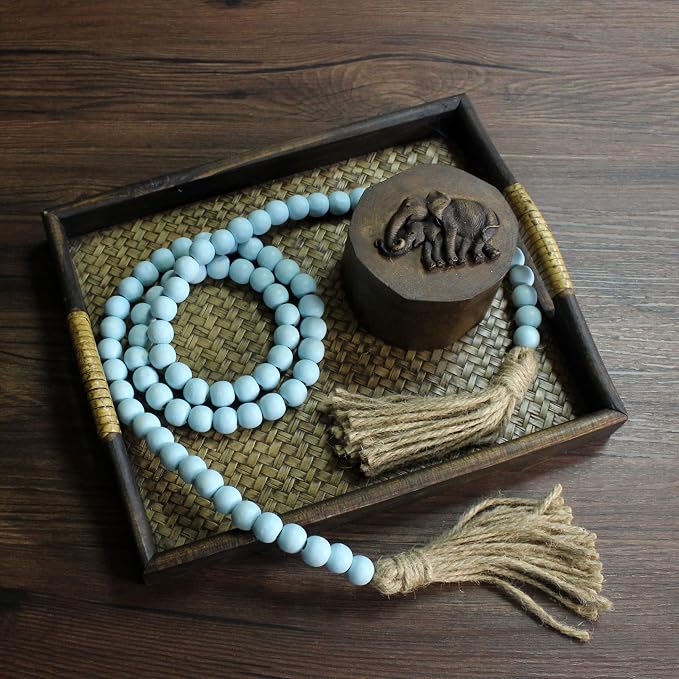 CVHOMEDECO. Wood Beads Garland - Image 7