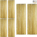 Sugargirl Gold Sequin Backdrop Curtain 6 Panels 2FTx8FT Glitter Gold Background by Sugargirl
