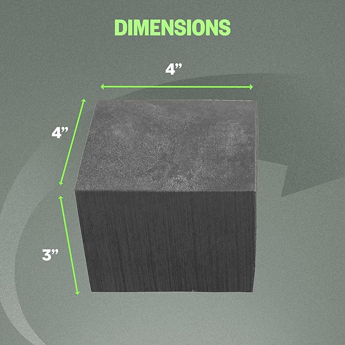 XCEL Floral Foam Blocks - Reusable, Weather Resistant Foam - Perfect for Fresh & Artificial Flower Arrangements, Crafts, Planter Boxes, Home Decor & More - 8-Pk, Gray (4” x 4” x 3”)