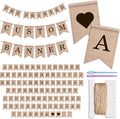 Pre-Printed Banner Kit – 97 BURLAP Flags by bellium