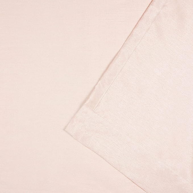 Exclusive Home Chateau Striped Faux Silk Grommet Top Curtain Panel Pair - Image 4