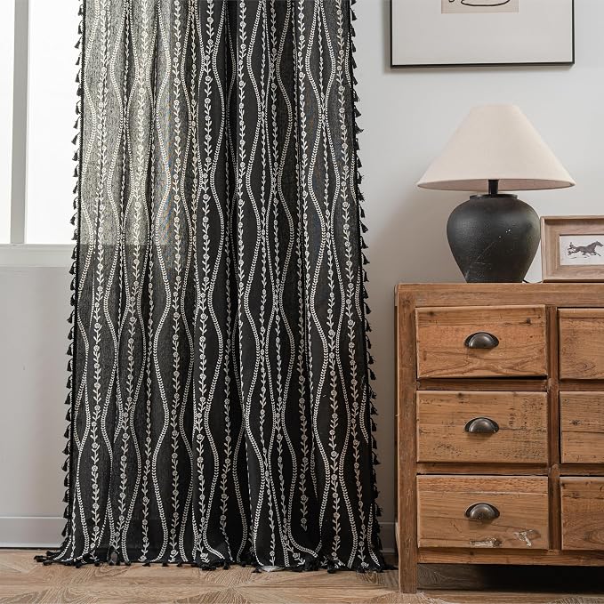 Sutuo Home Boho Curtains 84 Inches Long - Image 5