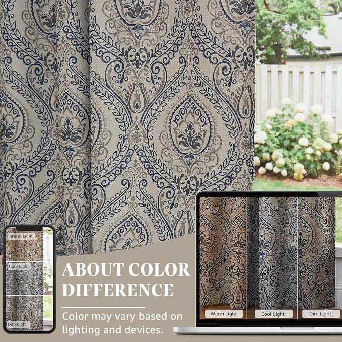 jinchan Linen Textured Curtains - Image 4