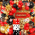 104pcs Casino Party Decorations Balloon Garland Arch Kit by Jenlion