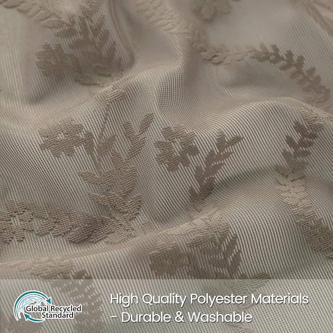 WAZZIO Boho Lace Curtains 2 Panels 84 Inch -Victorian Sheer Panel Drape French - Image 4