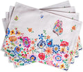 Maison d' Hermine Placemats Set of 4 Reusable 100% Cotton | Cloth Place Mats by MaisondHermine