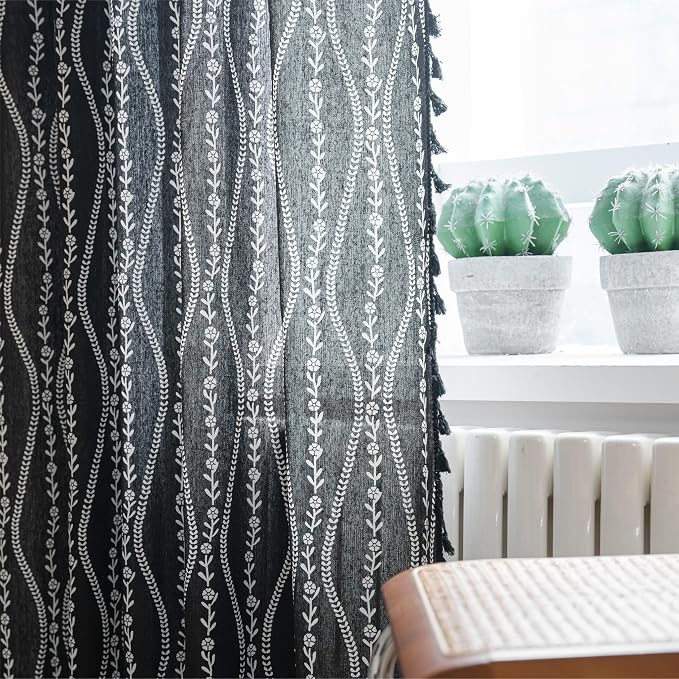 Sutuo Home Boho Curtains 84 Inches Long - Image 3