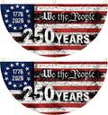 2PCS 250th Anniversary USA Flag, 1.5X3 FT 1776-2026 Fan Flags, 2 Ply Year by Unknown