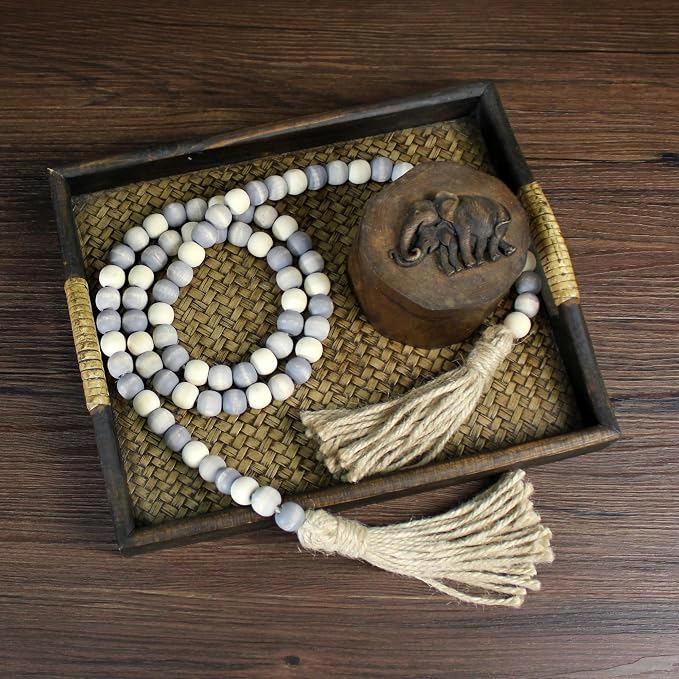 CVHOMEDECO. Wood Beads Garland - Image 7