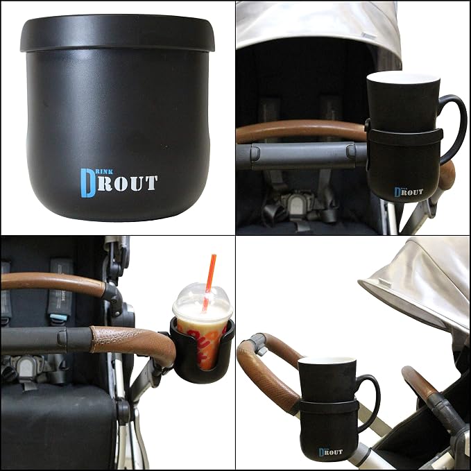 W4W Universal Stroller Cup Holder – Mega Strength Adjustable Clamp fits on Any - Image 5