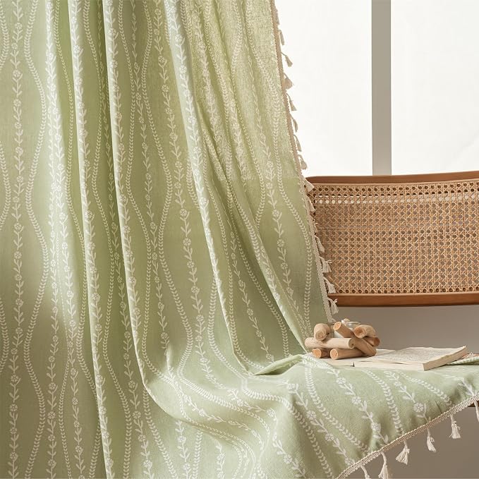 Sutuo Home Boho Curtains 63 Inches Length by SutuoHome