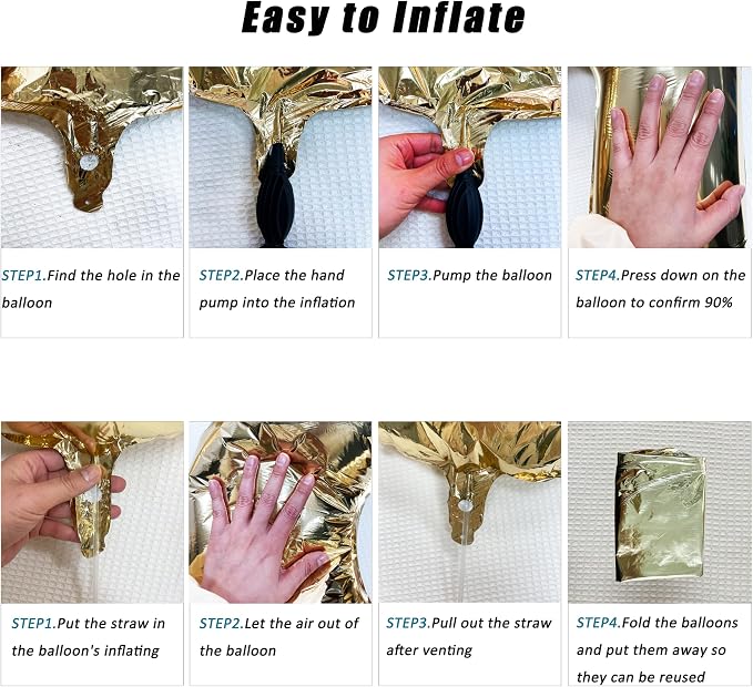 40 Inch Light Gold 8 Number Balloons Large Champagne Gold Number | White Gold - Image 3