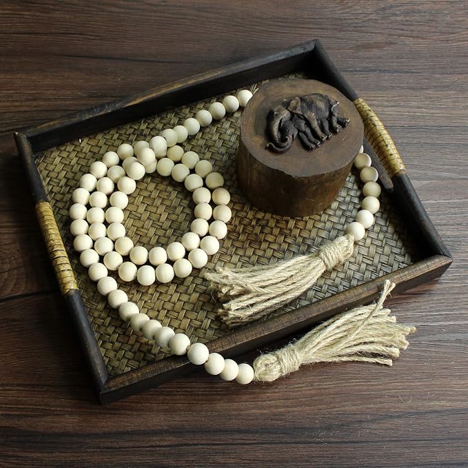 CVHOMEDECO. Wood Beads Garland - Image 2