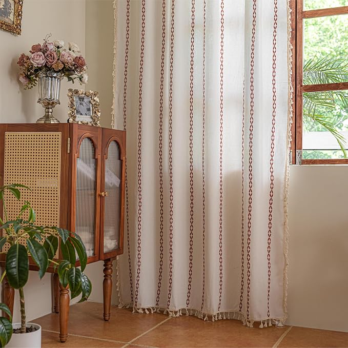 Sutuo Home Boho Curtains 84 Inches Long - Image 5
