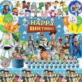 Cartoon Birthday Decorations for Indoor Outdoor Theme Party | Include Happy by WOOACME
