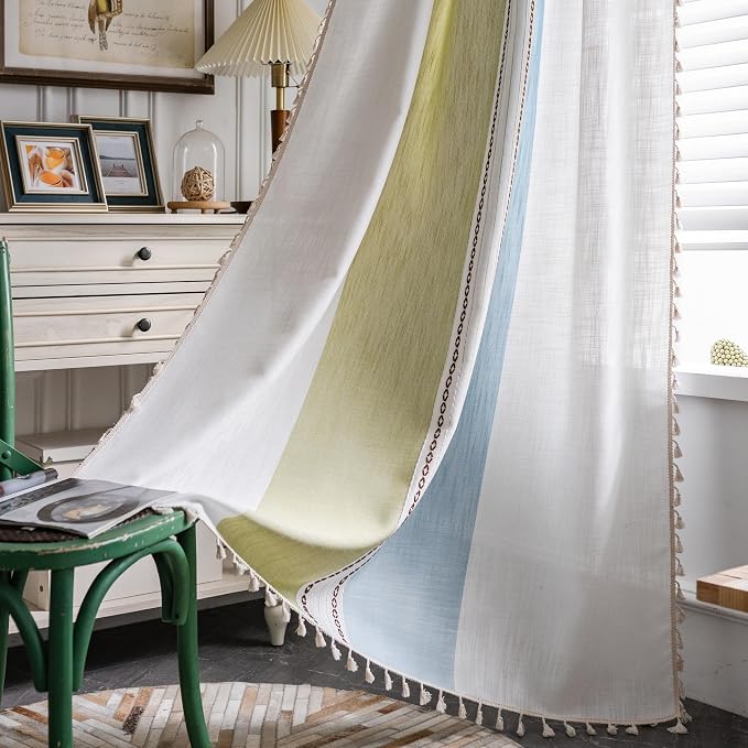 Sutuo Home Boho Curtains 96 inch Length by SutuoHome