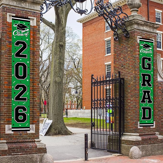 2026 Graduation Decorations, Congrats Grad Banner Backdrop - Image 6