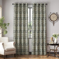 jinchan Blackout Curtains for Bedroom, Vintage Medallion Art Deco Drapes by JINCHAN