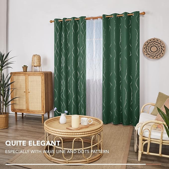 Deconovo Living Room Curtains 84 Inches Long, Thermal Insulated, Room Darkening - Image 8
