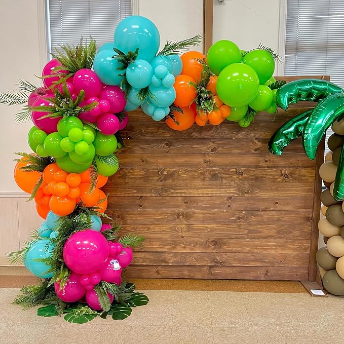 Tropical Balloons, Baby Shower Hawaiian Summer Party Decorations - Image 3