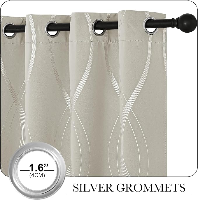NICETOWN Room Darkening Curtains - Image 5