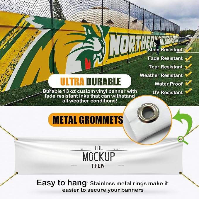 Custom Banner 2ft x 8ft Custom Vinyl Banner - Image 4
