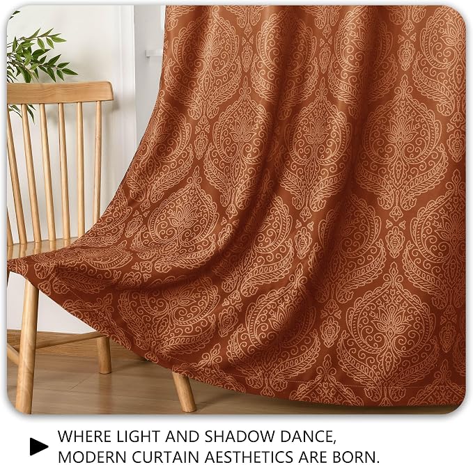 DWCN 100% Blackout Curtains for Bedroom 84 Inch Length - Image 7